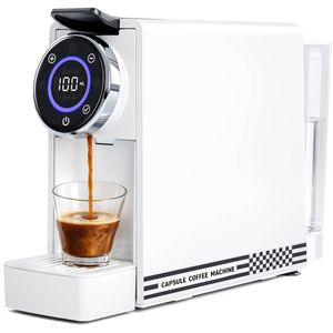 YOPOWER 19 Bar White Capsule Coffee Machine for Nespresso Original Pods