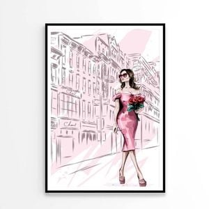 Elegant Fashion Store Art   Print 100% Australian Made 90 x 120cm   (Poster)