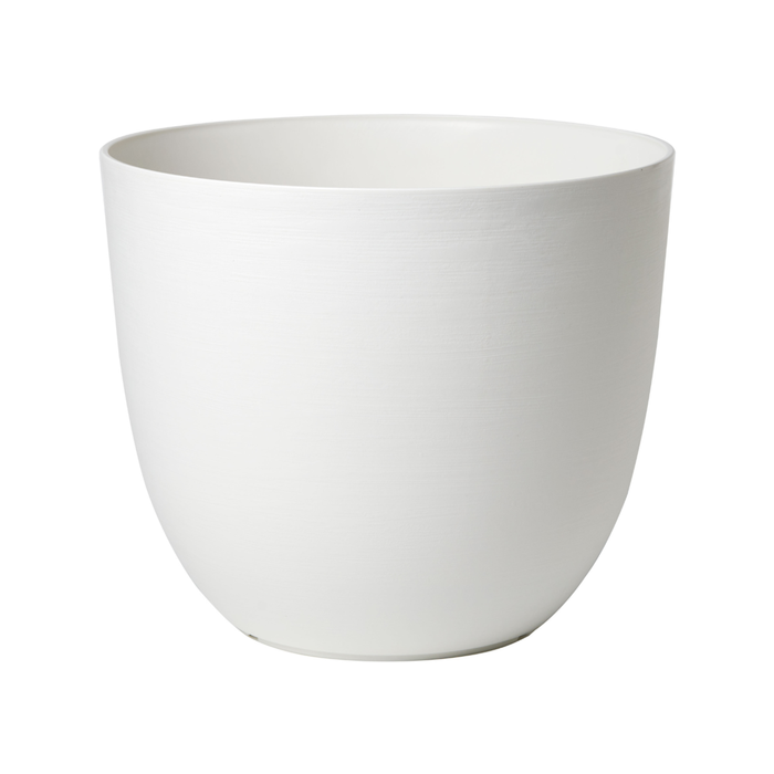 Respect 48cm White Milano Self Watering Planter