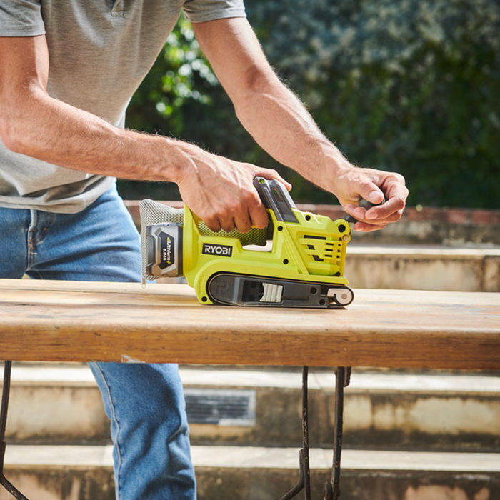 RYOBI 18V ONE+ Belt Sander R18BS-0 Skin Only Bunnings New Zealand