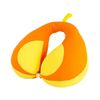 Catzon Travel Neck Pillow for Kids Chin Supporting for Airplane-Yellow