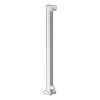 PEAK Aluminium Balustrade 1000mm White End Post