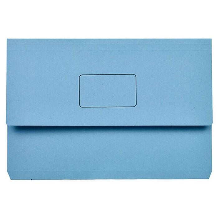 Marbig Slimpick Document Wallet (Foolscap) (Blue)