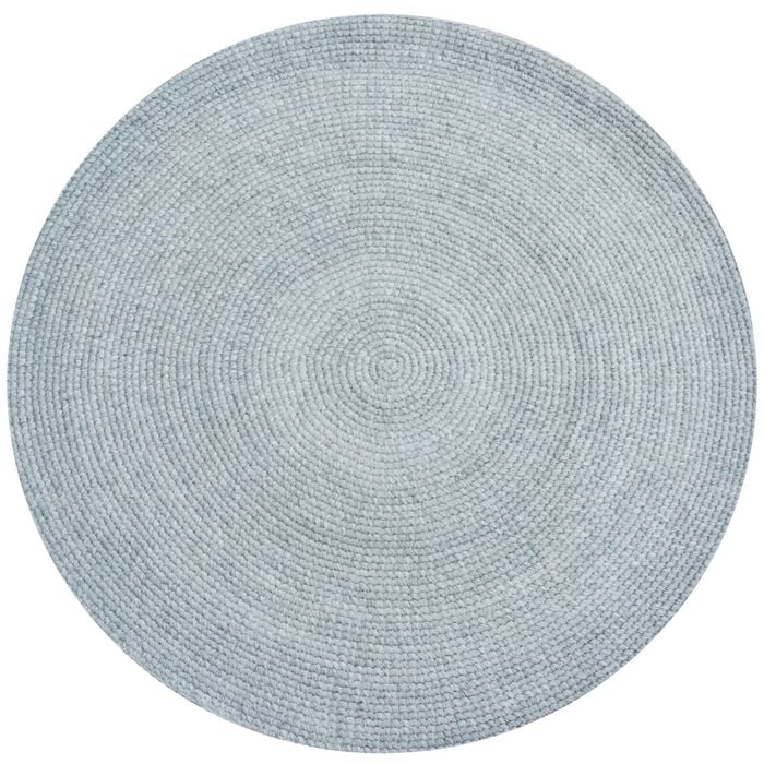 Trendy Indoor/Outdoor Round Rug-Orbit 6223-Platinum-120x120cm