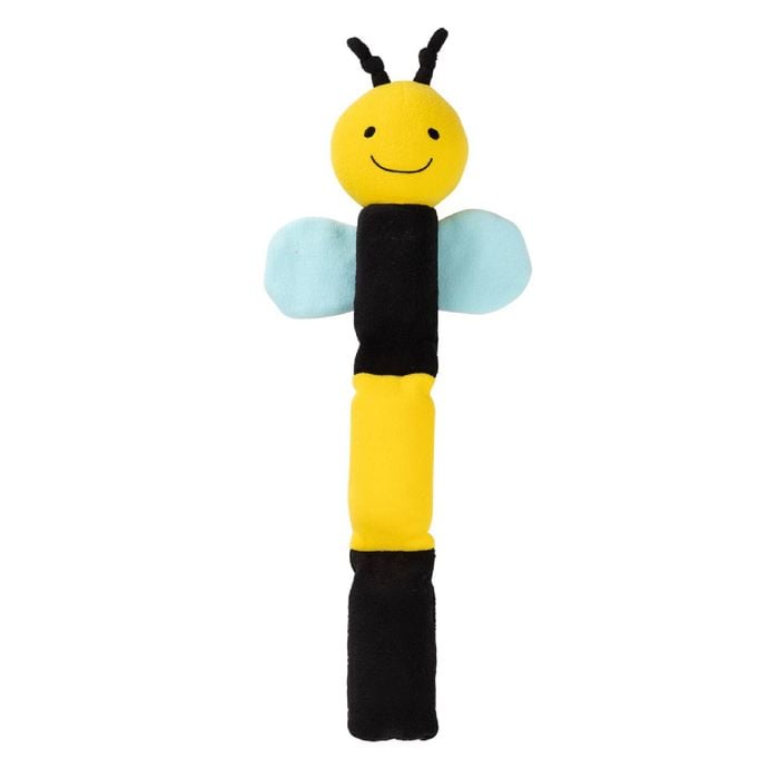 Happy Tails Multi-Squeaker Bumble Bee Plush Toy