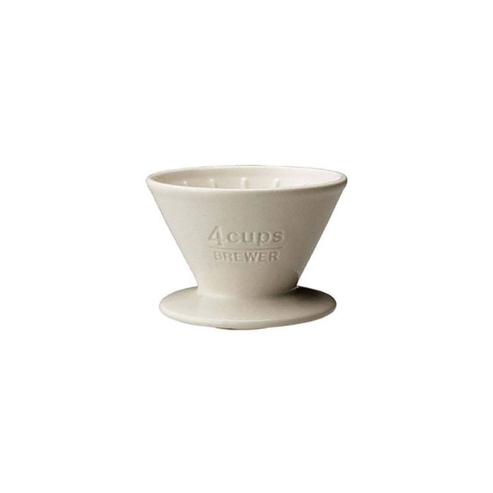 Kinto Scs-04 Porcelain 4-cups Pourover Coffee Drip Cup Brewer Maker 13cm White