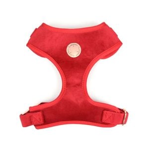 Holly & Co  Lover Red Extra Large Red Stylish Velvet Dog Harness