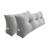 SOGA 2x 100cm Silver Wedge Pillows