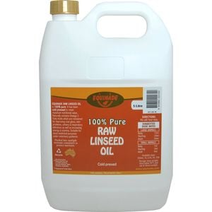 Equinade Pure Raw Linseed Oil Horse Coat and Conditioning 5L