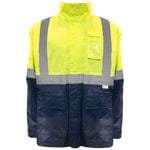 Sealcote 2XL Yellow Wet Weather Hi-vis Jacket