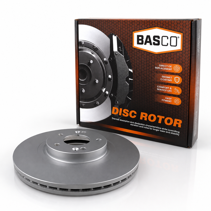 Basco Front Brake Rotor for Hyundai Santa DM, Kia Sorento UM- BDR10151
