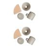 2PK Coffee Culture 320ml Ceramic Coffee Pour Over Mug/Dripper w/ Filter Set Grey