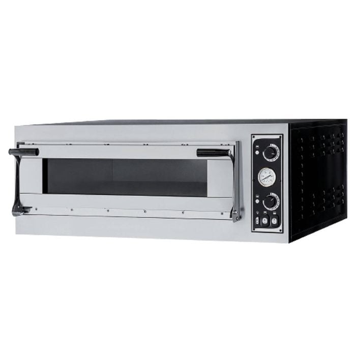 Bakermax Prisma Food Pizza Ovens Single Deck 6 X 35cm  - Deck Ovens (tp-2-1-sd)