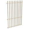 ProtectorAl 0350-1200W x 1800H Primrose Aluminium Batten Pool Fence Panel with Mid Rail