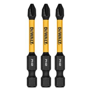 DeWALT 57mm FLEXTORQ PH2 Screwdriver Bit DWAF2PH2IR3 - 3 Pack