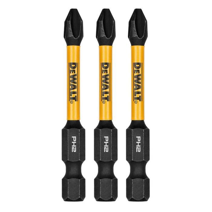 DeWALT 57mm FLEXTORQ PH2 Screwdriver Bit DWAF2PH2IR3 - 3 Pack