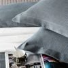 CottonMore 2pcs of 100% Cotton Grey Waffle Pillowcases 48x73cm