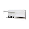 Double Line Storage Organising Kit with Shelves 800mm White