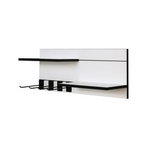 Double Line Storage Organising Kit with Shelves 800mm White