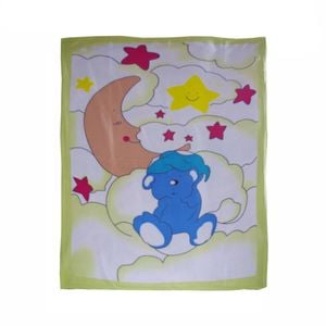 Sleeping Bear and His Friends Polar Fleece Throw 130 x 160 cm