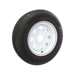Sunrise Trailer 13" Wheels Rim And Tyre Fitted - Ford, 155r13lt - Wrtf13p155