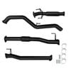 Ignite Exhausts Dpf Back For Isuzu D-max 3l 2016 - 2020 3" With Hotdog Black Aluminised Steel