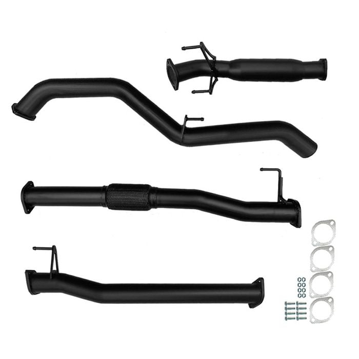 Ignite Exhausts Dpf Back For Isuzu D-max 3l 2016 - 2020 3" With Hotdog Black Aluminised Steel