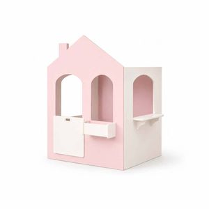 Hide & Seek Kids Remi Indoor Cubby House - Pink & White