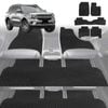 6D Diamond Car Floor Mats for Ford Everest 2022-Current-Ultimate Set-Black-Outback GT
