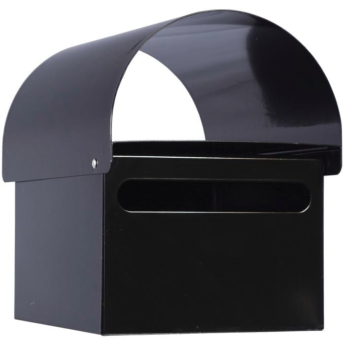 Sandleford Letterbox Post Mounted Hilltop Black