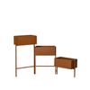 Rogue Horizon Foldable Planter - Rust 49x38x70cm
