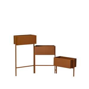 Rogue Horizon Foldable Planter - Rust 49x38x70cm