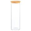 Argon Tableware Glass Storage Jar - Cork Lid - 2 Litre - Modern Round Scandi Organisation Container Glass Jar