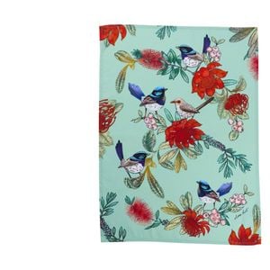 Maxwell & Williams Eloise Short Native Grace Superb Fairy Wren Tea Towel 50x70cm