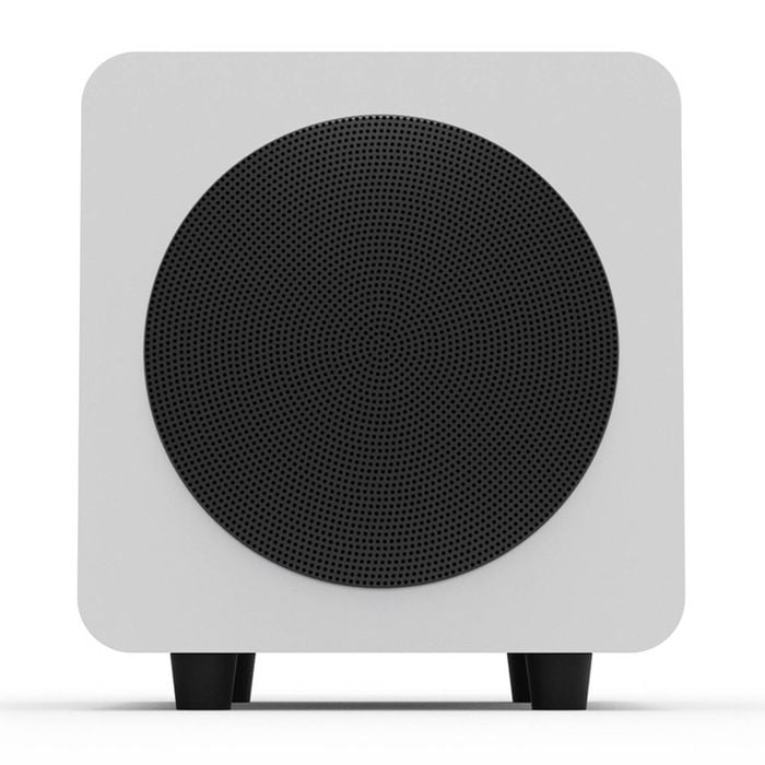 Kanto SUB6 200W 6" Sealed Powered Subwoofer, Matte White