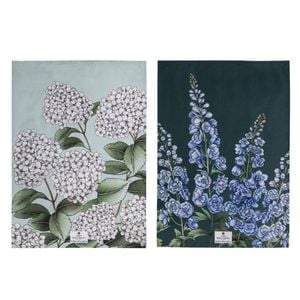 Ashdene Secret Garden Set of 2 Kitchen Towels - Blue