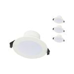 Luce Bella 5W 70mm Tri-CCT LED Downlight - 4 Pack
