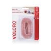 VELCRO Brand 25mm x 1m White Stick On Hook and Loop Tape