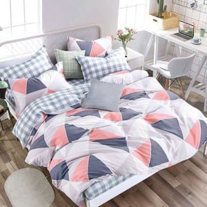 Ardor Aria Cotton Sateen Reversible & Printed Quilt Cover Set Queen