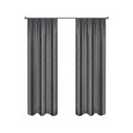 Smart Home Products 190 x 205cm Urban Pencil Pleat Room Darkening Curtain - 2 Pack - Charcoal