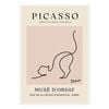 Galrie Picasso's Elegant Cat Art Print Premium Museé d'Orsay Collection for Home Decor, Poster Only, A2 42 x 60cm (16 x 24inch)