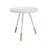 Modern Furniture INNIS 46x46x48cm Side Table - White