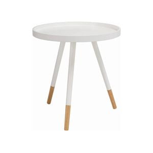Modern Furniture INNIS 46x46x48cm Side Table - White