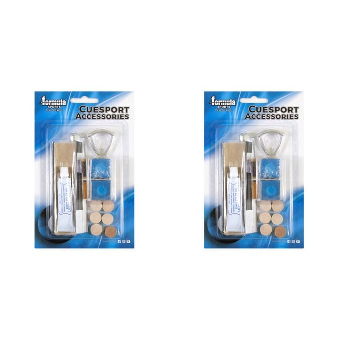 2PK Formula Sports Cue Tipping Kit Accessory Set Standard