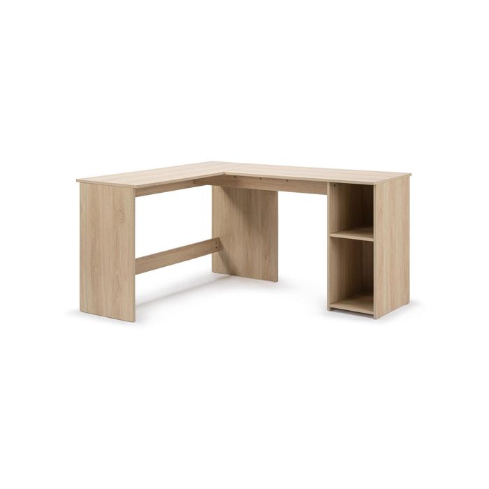 Garrett Study Corner Desk Home Office L-Shaped 145x120 Oak