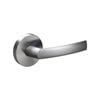 Schlage Brushed Satin Chrome Medio Series Stella Privacy Lever Set