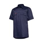 Hard Yakka Navy Core Lightweight Vented Short Sleeve Shirt - Size 3XL
