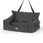 Tedi's Large Size Waterproof Dog Car Seat Pet Travel Bed in Grey