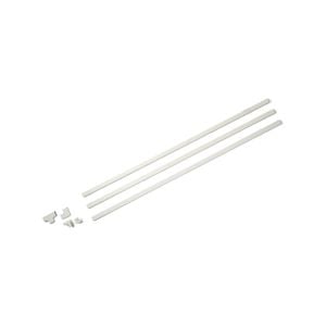 Wiremold CordMate II 12ft White Cord Cover Kit