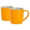 Argon Tableware Matt Coloured Coffee Mugs - 350ml - Pack of 2
